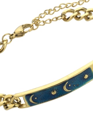 Schakelarmband Sophia - Ion Doublé Geel