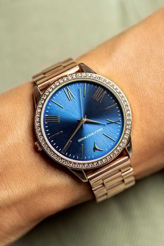 Horloge Paityn - Roestvrij Staal Rose Gold - 38 mm