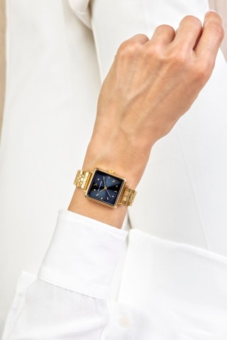 Stalen Quartz Horloge- Goudkleurig - Victoria Walls