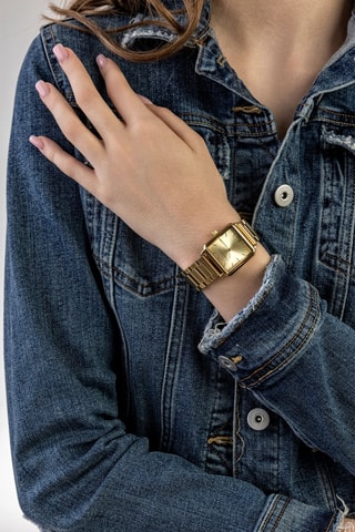 Stalen Quartz Horloge - Goudkleurig - Victoria Walls 