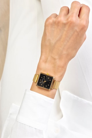 Stalen Quartz Horloge - Goudkleurig -  Emily Westwood