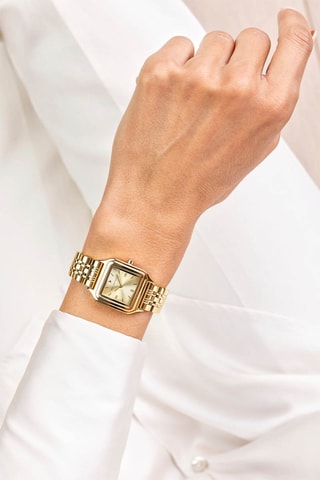 Stalen Quartz Horloge - Goudkleurig -  Emily Westwood