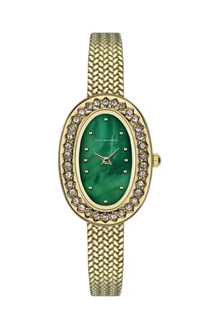 Stalen Quartz Horloge - Goudkleurig - Emily Westwood