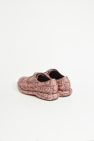 Derbies de piel Cur - Rosa