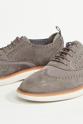 Derbies de nobuk Brantin - Gris oscuro
