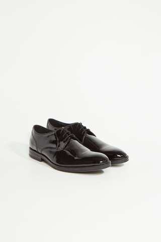 Derbies de piel de charol CitiStrideLace - Negro