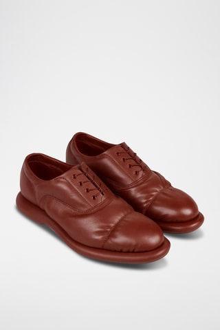 Derbies de piel Cur - Rojo