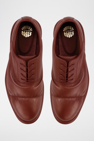 Derbies de piel Cur - Rojo