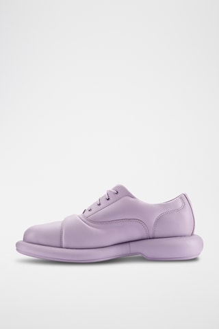Derbies de piel Cur - Malva