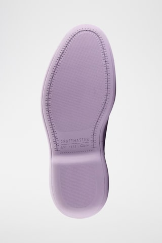 Derbies de piel Cur - Malva