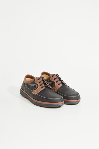 Derbies de piel Supa - Azul marino