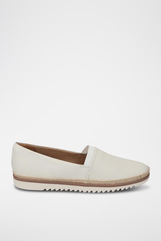 Alpargatas de piel Serena Paige - Blanco