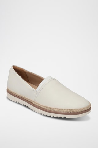 Alpargatas de piel Serena Paige - Blanco