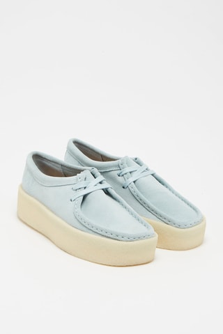 Mocasines de nobuk Wallabee Cup - Azul