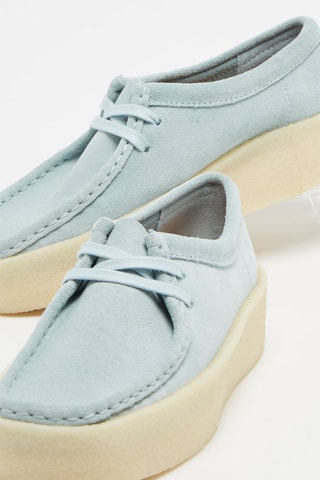 Mocasines de nobuk Wallabee Cup - Azul