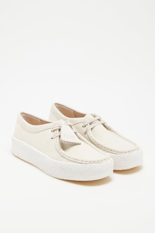 Mocasines de nobuk Wallabee Cup - Blanco