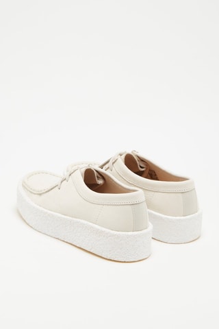Mocasines de nobuk Wallabee Cup - Blanco
