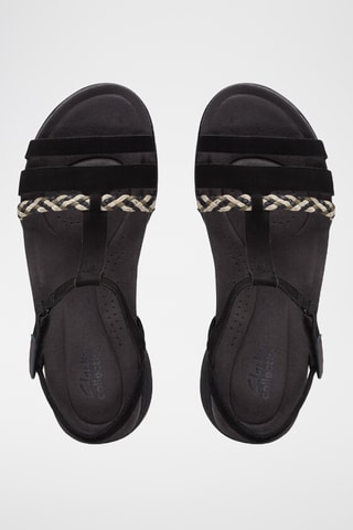 Sandalias de nobuk Amanda - Negro