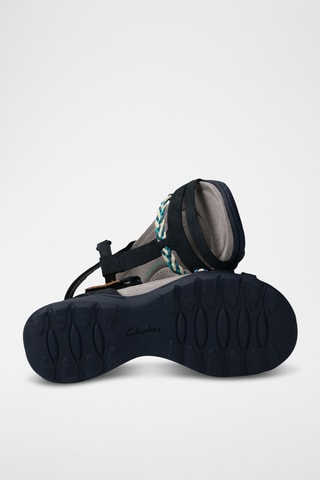 Sandalias de nobuk Amanda - Azul marino