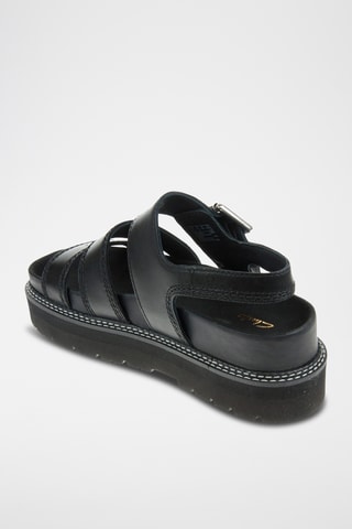 Sandalias de piel Orianna - Negro