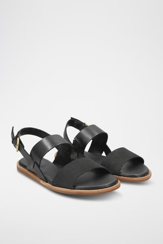 Sandalias de piel Karsea - Negro