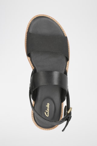 Sandalias de piel Karsea - Negro