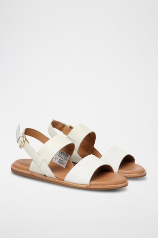 Sandalias de piel Karsea - Blanco