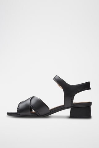 Sandalias de piel Serina35 Cross - Negro