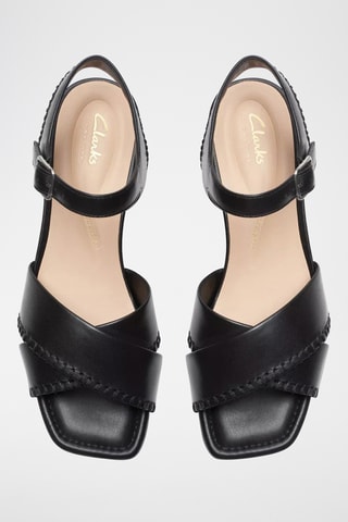 Sandalias de piel Serina35 Cross - Negro