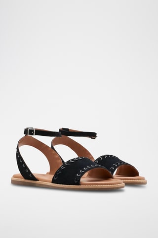 Sandalias de nobuk Maritime - Negro