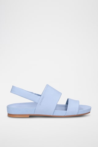 Sandalias de piel Pure Strap - Celeste