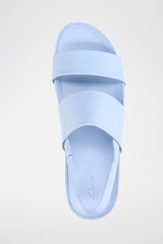 Sandalias de piel Pure Strap - Celeste