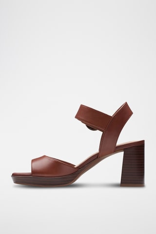 Sandalias de piel AmbyrLyn - Marrón