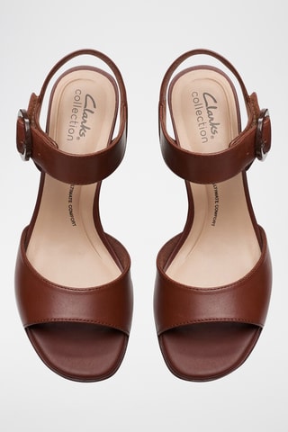 Sandalias de piel AmbyrLyn - Marrón