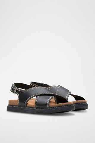 Sandalias de piel Arwell - Negro