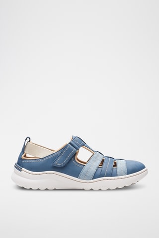 Sandalias de piel Teagan Step - Azul claro