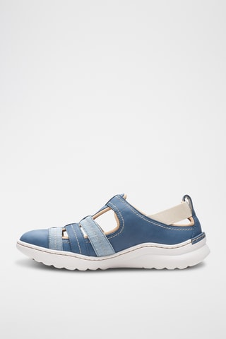 Sandalias de piel Teagan Step - Azul claro