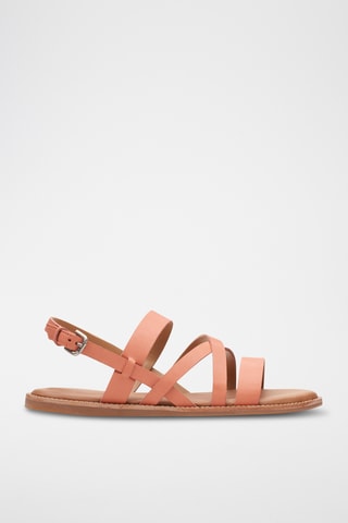 Sandalias de nobuk Karsea - Rosa empolvado