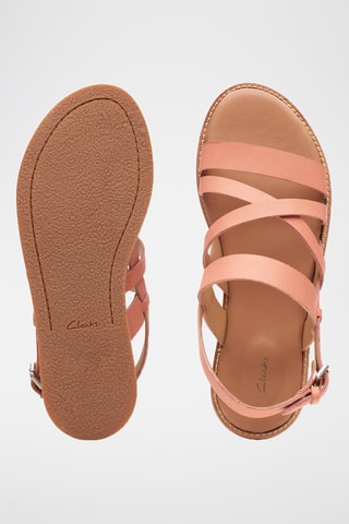 Sandalias de nobuk Karsea - Rosa empolvado