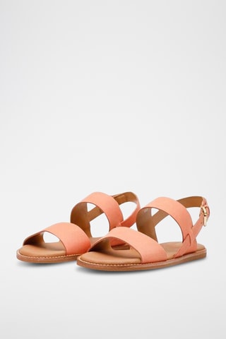 Sandalias de nobuk Karsea - Coral