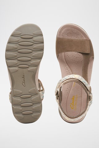 Sandalias de nobuk Amanda - Verde oliva