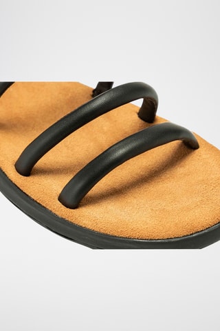 Sandalias de piel Jemsa - Negro