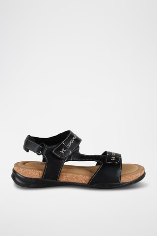 Sandalias de piel Roseville Mae - Negro