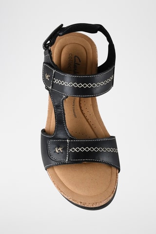 Sandalias de piel Roseville Mae - Negro
