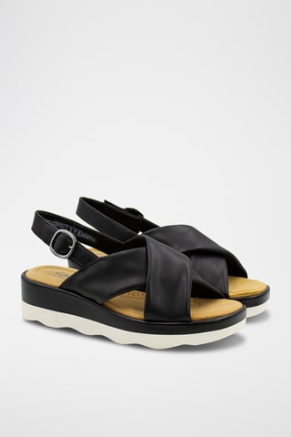 Sandalias con plataforma Clara - Negro