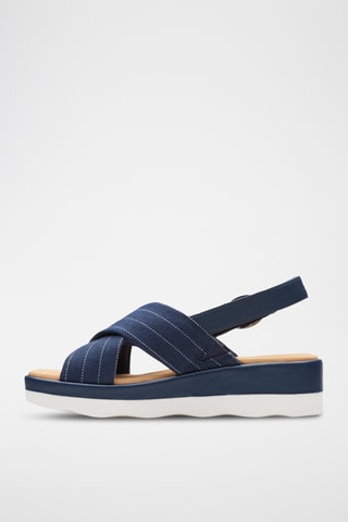 Sandalias con plataforma Clara - Azul marino
