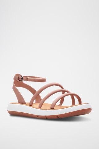 Sandalias de piel Jemsa - Rosa