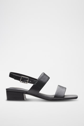 Sandalias de piel Seren25 Strap - Negro