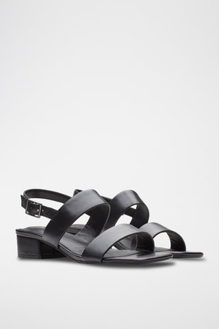 Sandalias de piel Seren25 Strap - Negro
