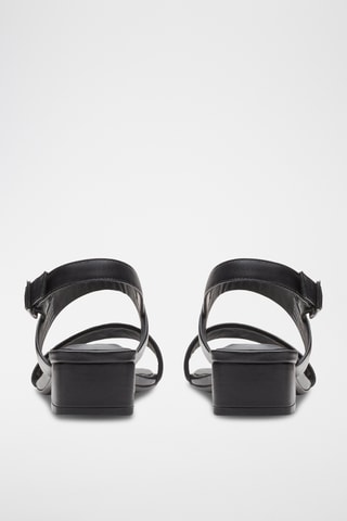 Sandalias de piel Seren25 Strap - Negro